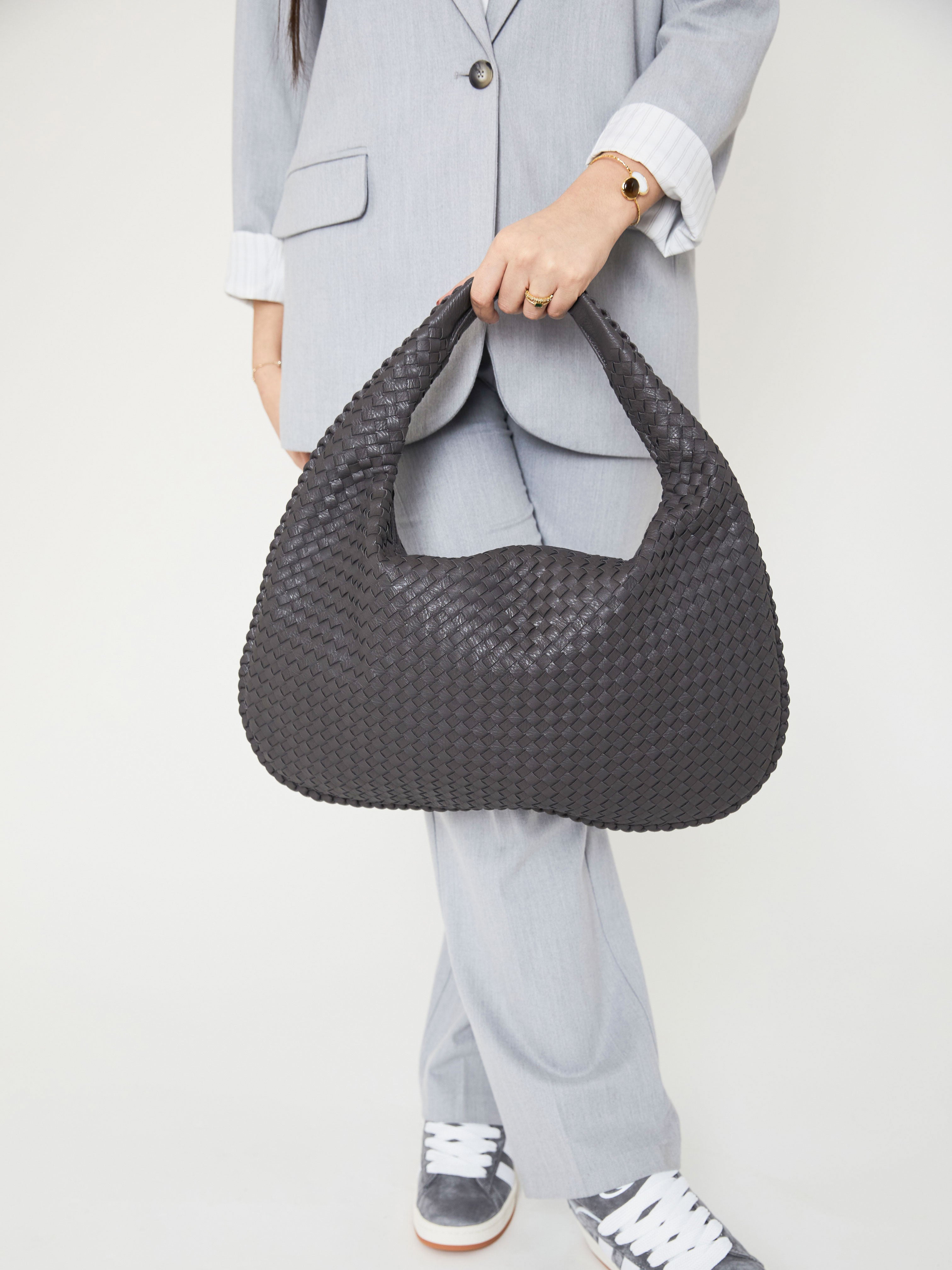 Everyday Leather Bag - Dark Gray