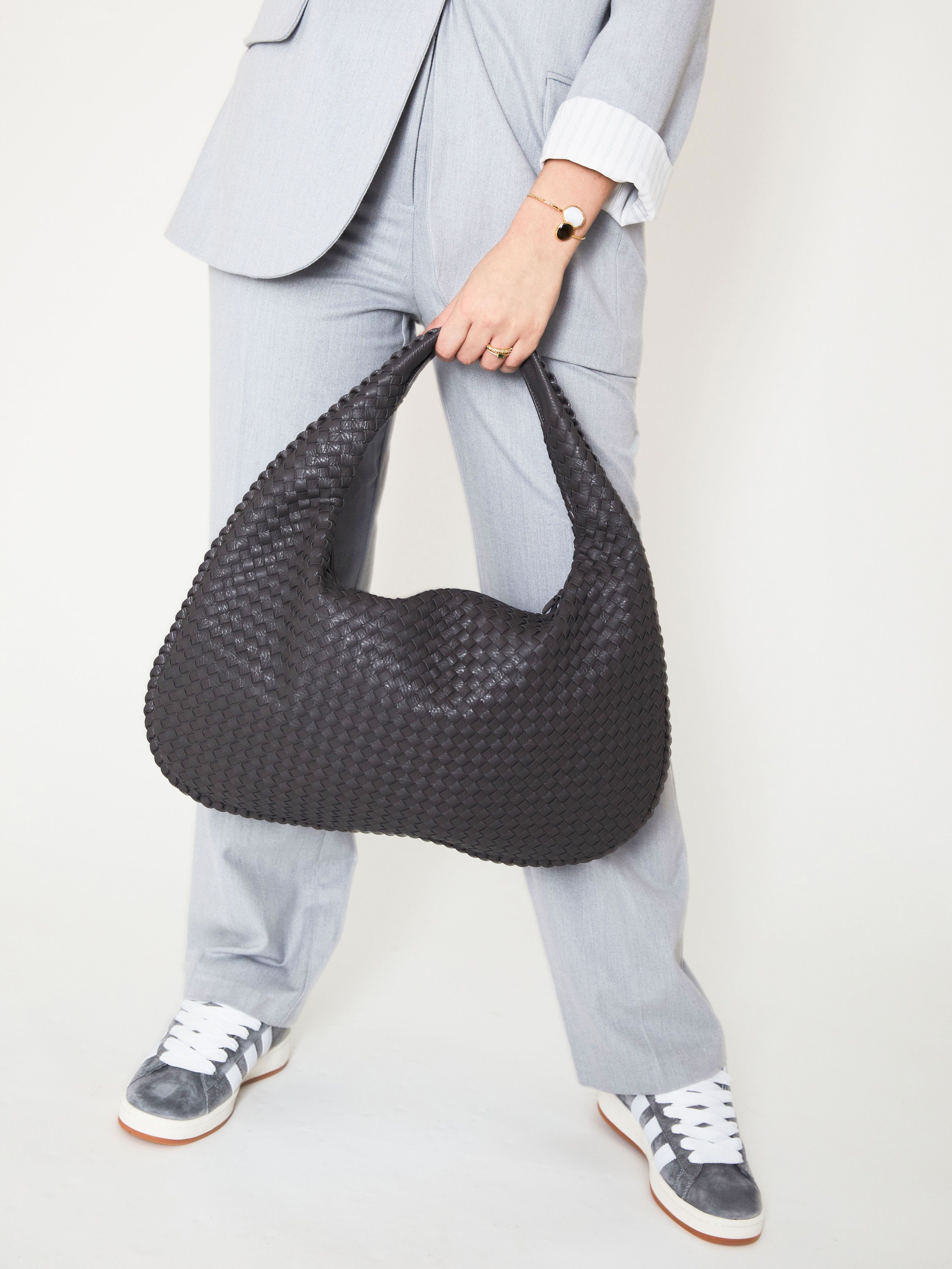 Everyday Leather Bag - Dark Gray