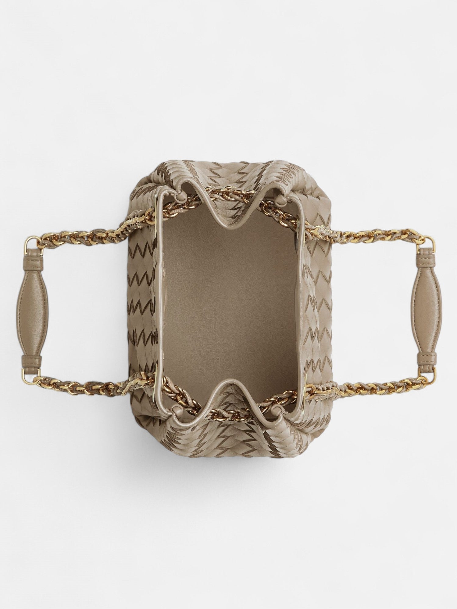 Small Chained Parachute Bag - Limestone