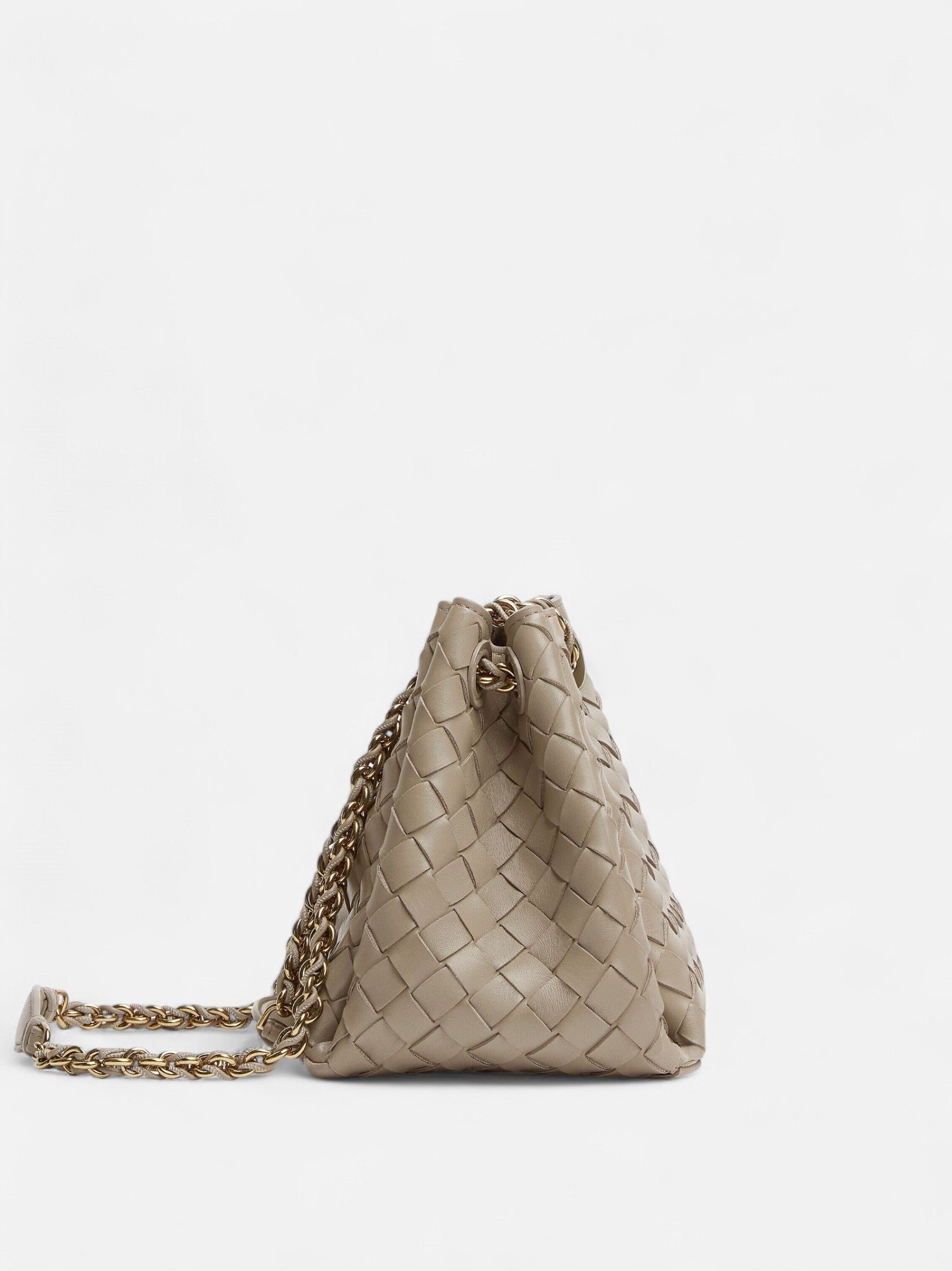 Small Chained Parachute Bag - Limestone