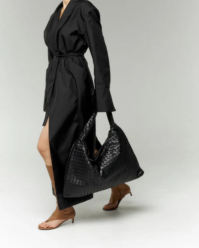 Elegance Leather Bag - Black