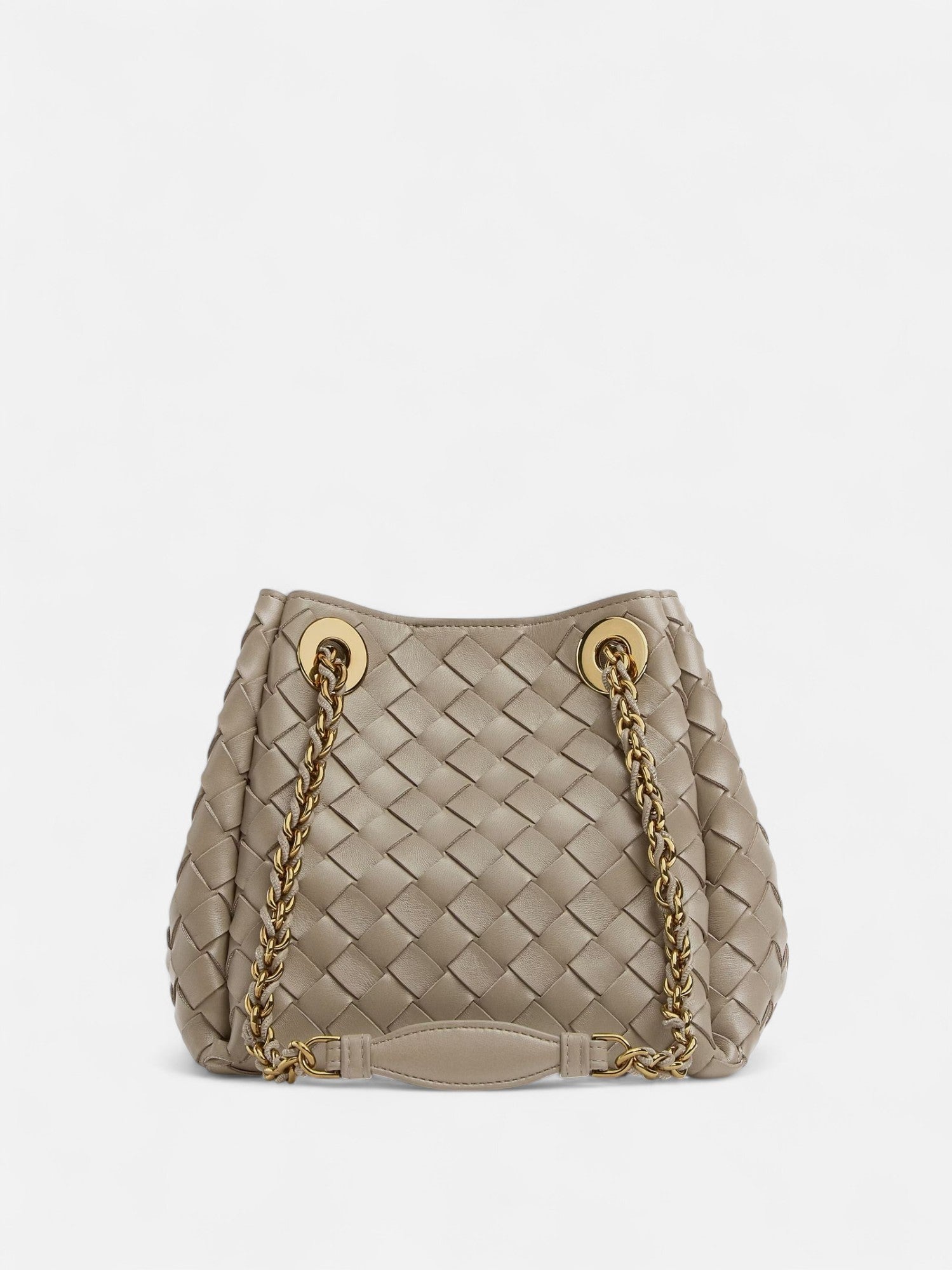 Small Chained Parachute Bag - Limestone