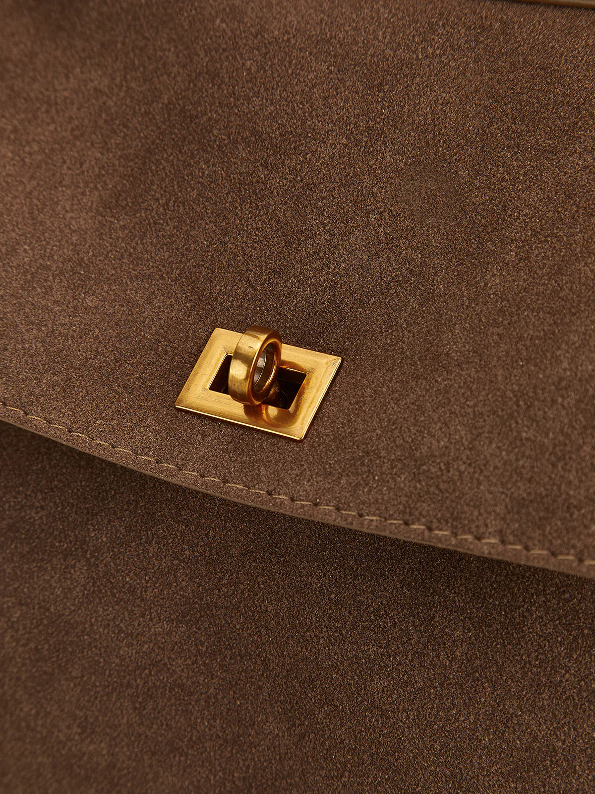 Celia Wildledertasche - Braun