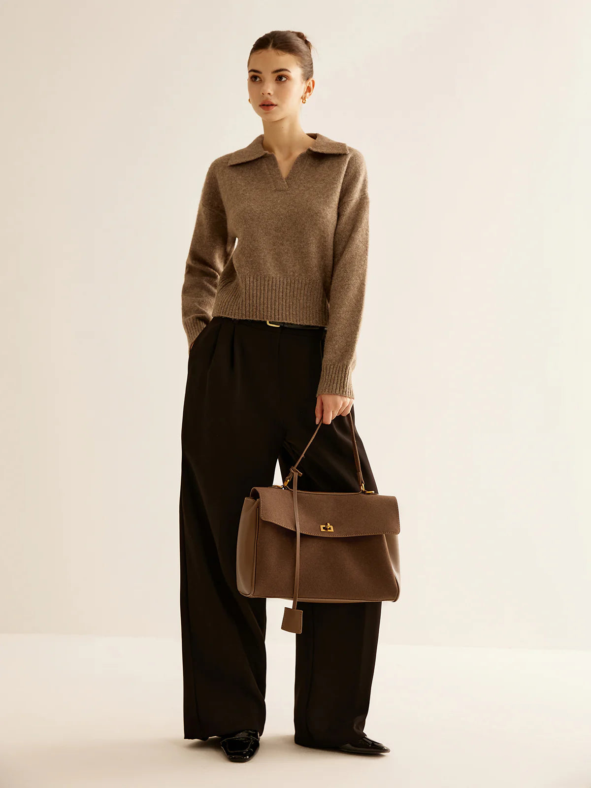 Celia Wildledertasche - Braun
