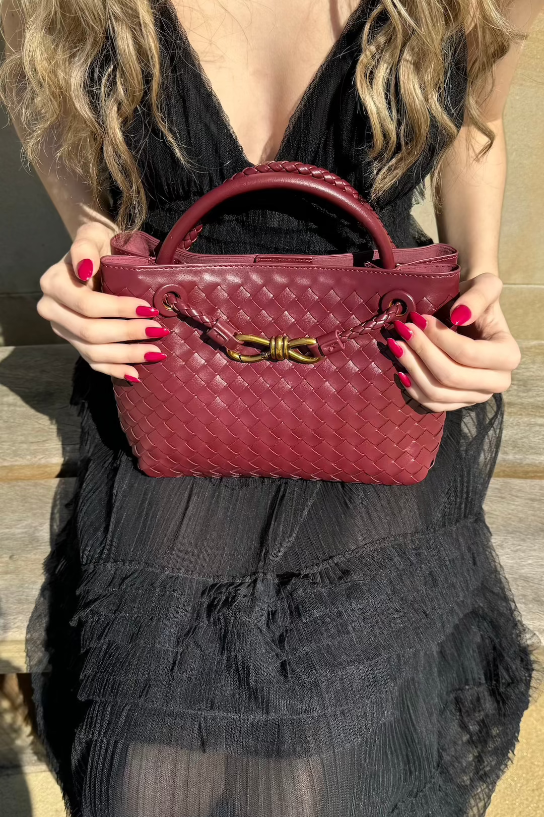 Diana Tasche Mini - Weinrot