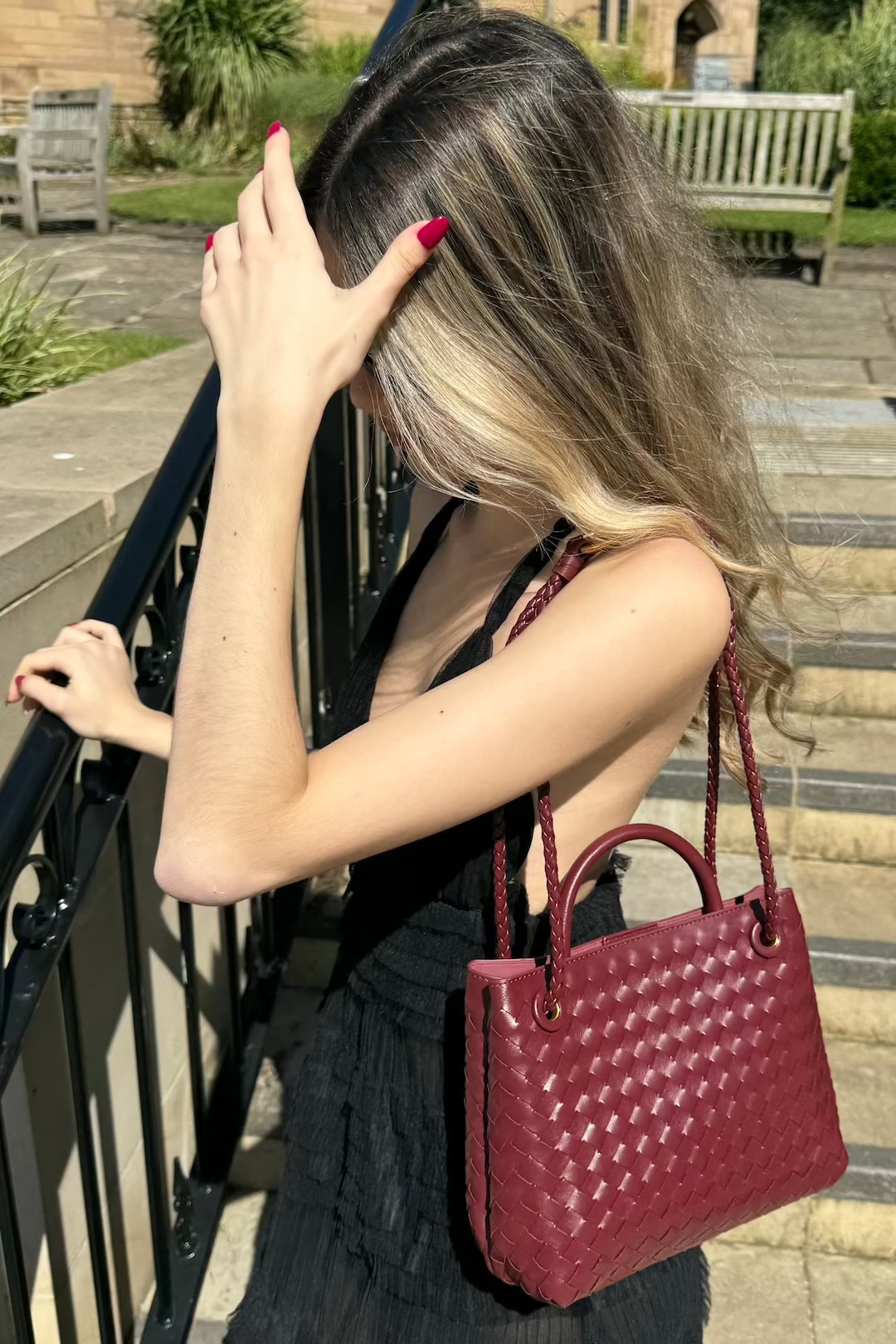 Diana Tasche Mini - Weinrot
