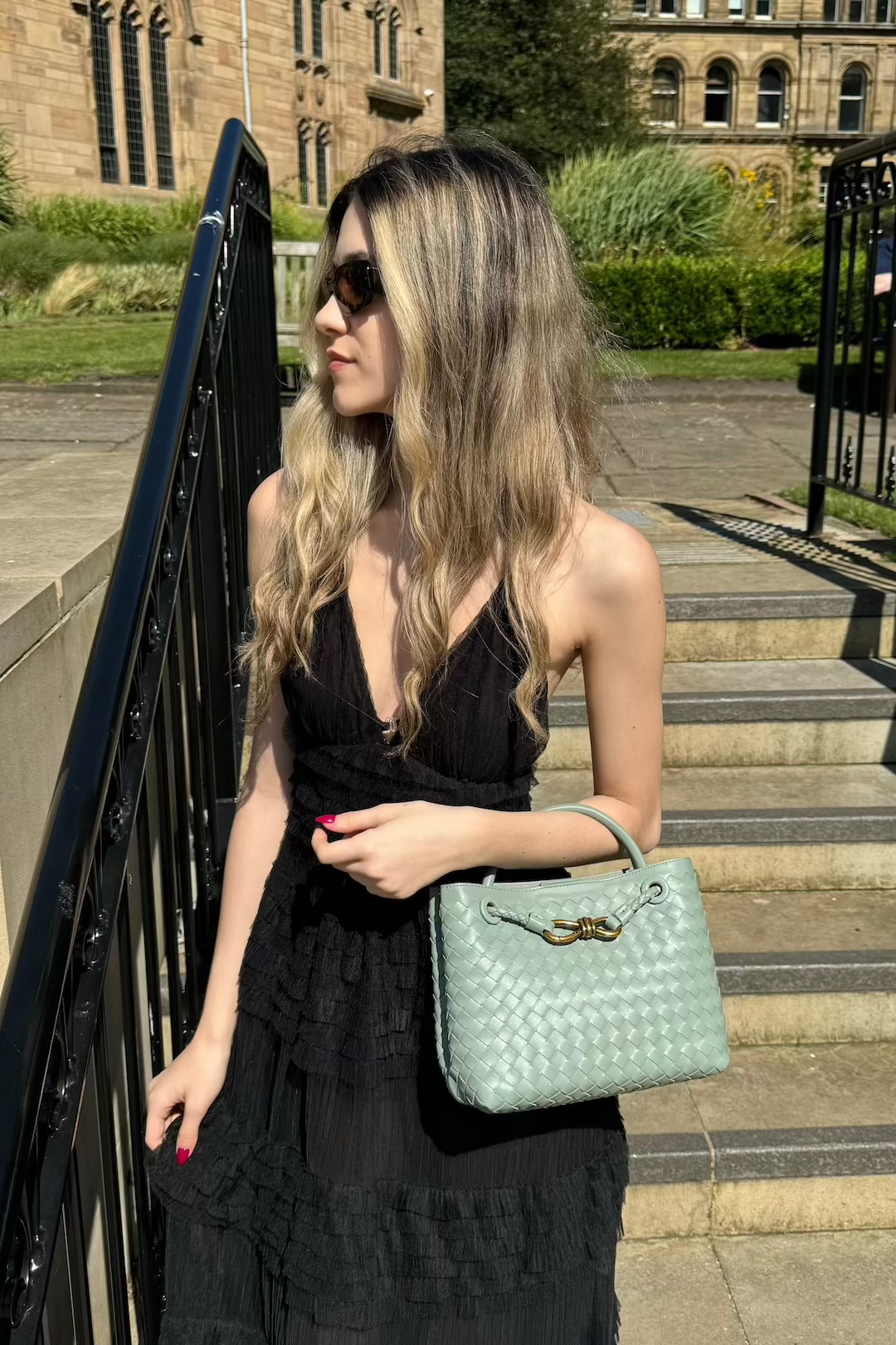 Diana Tasche Mini - Blaugrün