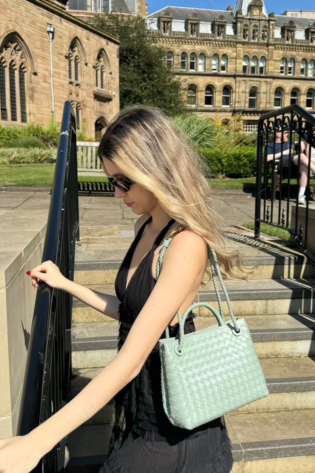 Diana Tasche Mini - Blaugrün