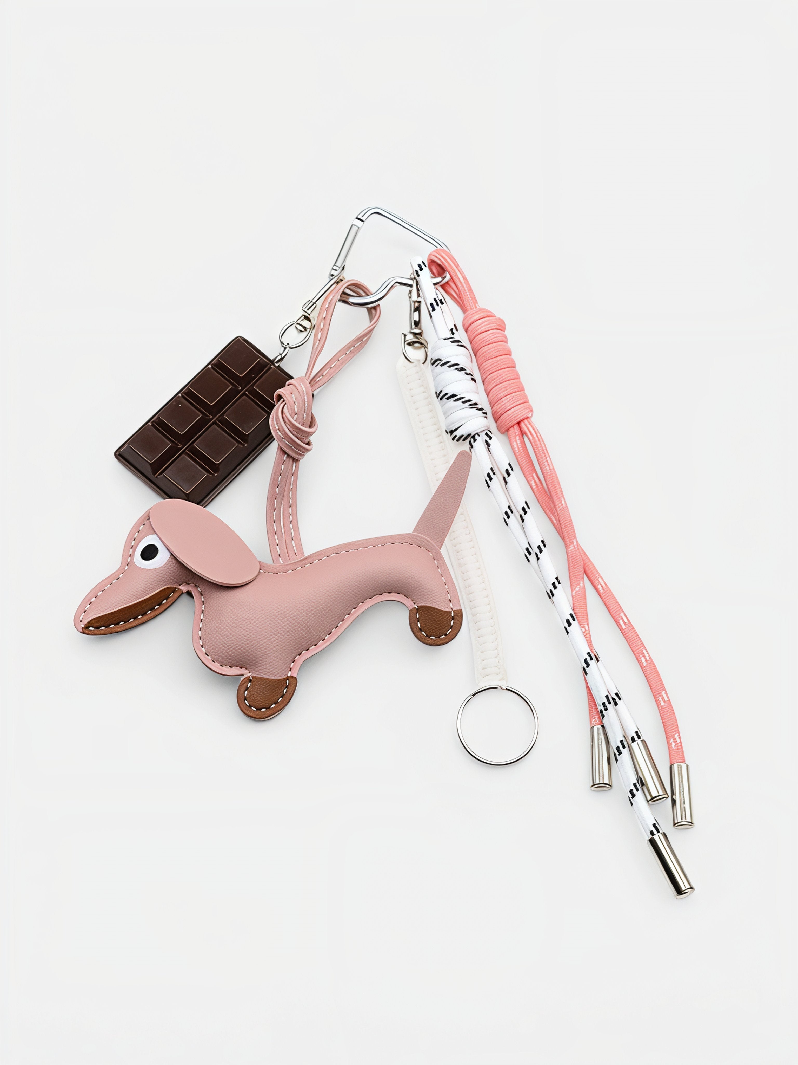 Chocolate & Puppy Bag Charm