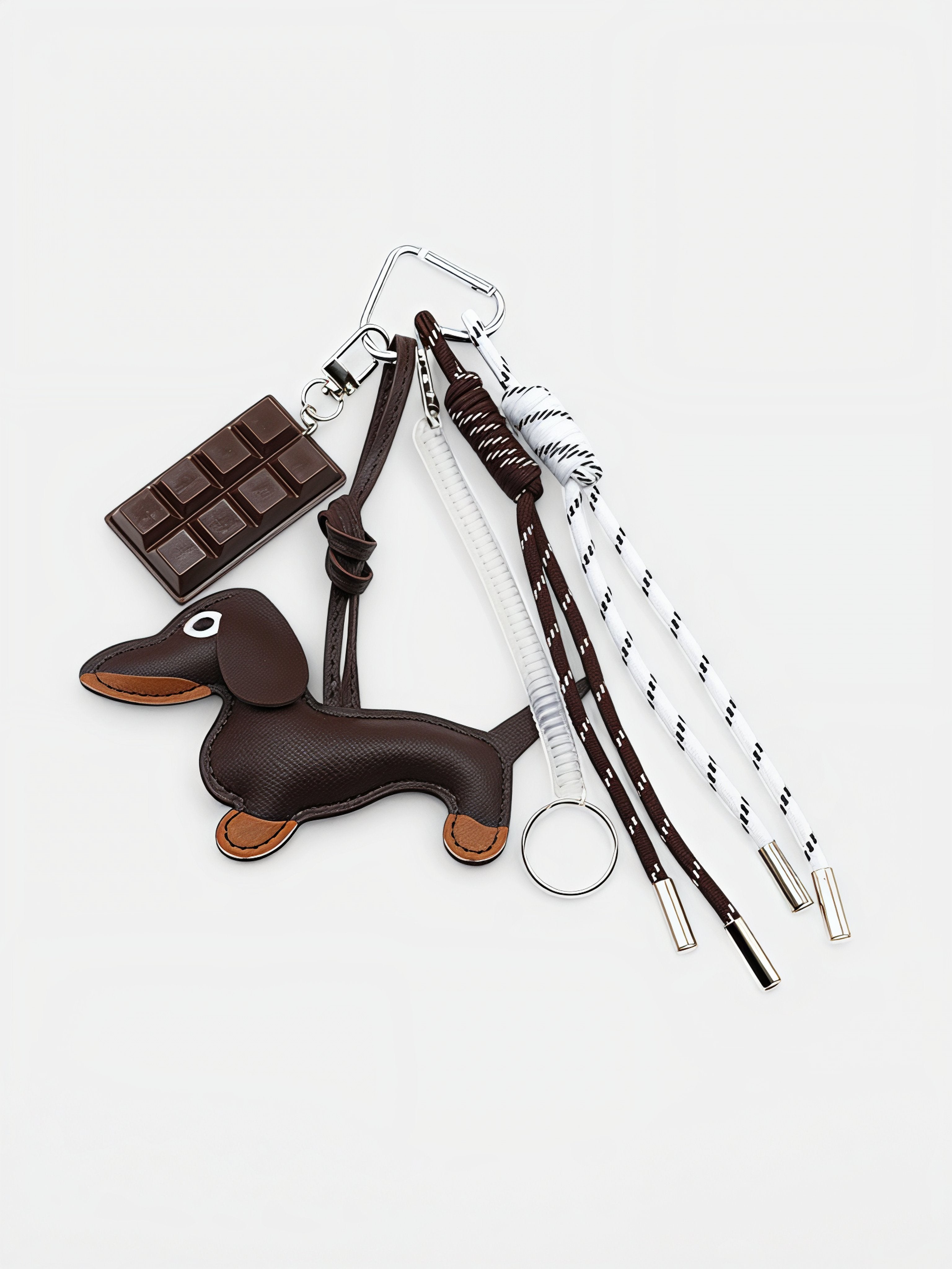 Chocolate & Puppy Bag Charm