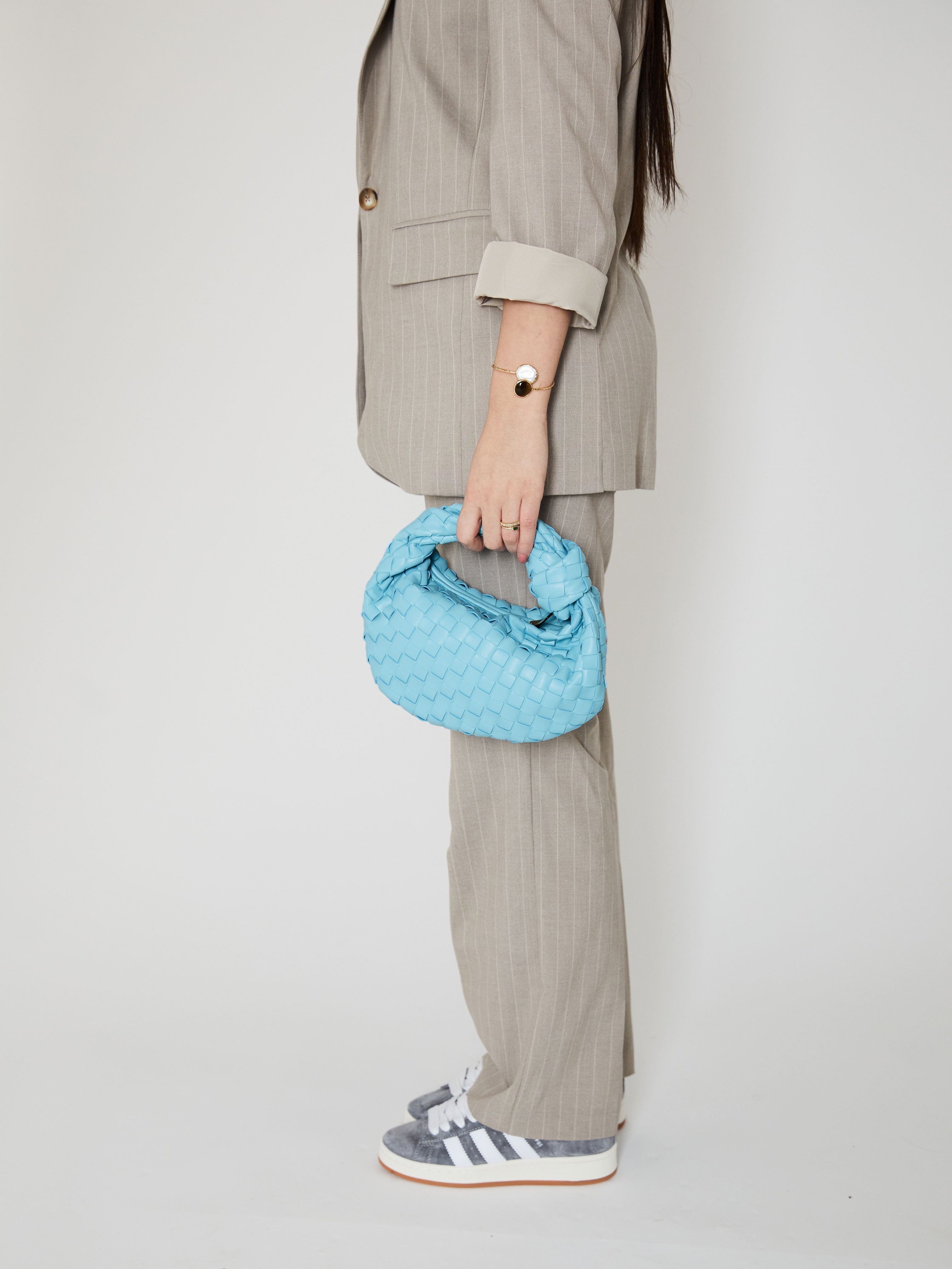 Mini Everyday Leather Bag - Sky Blue