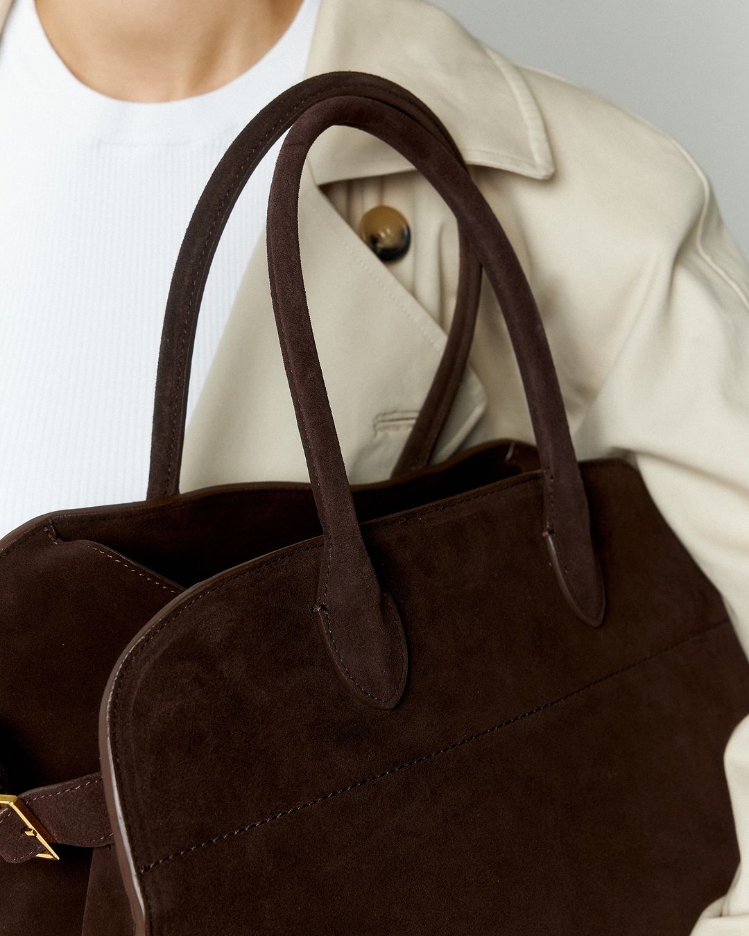 Musthave Suede Bag - Dark Coffee