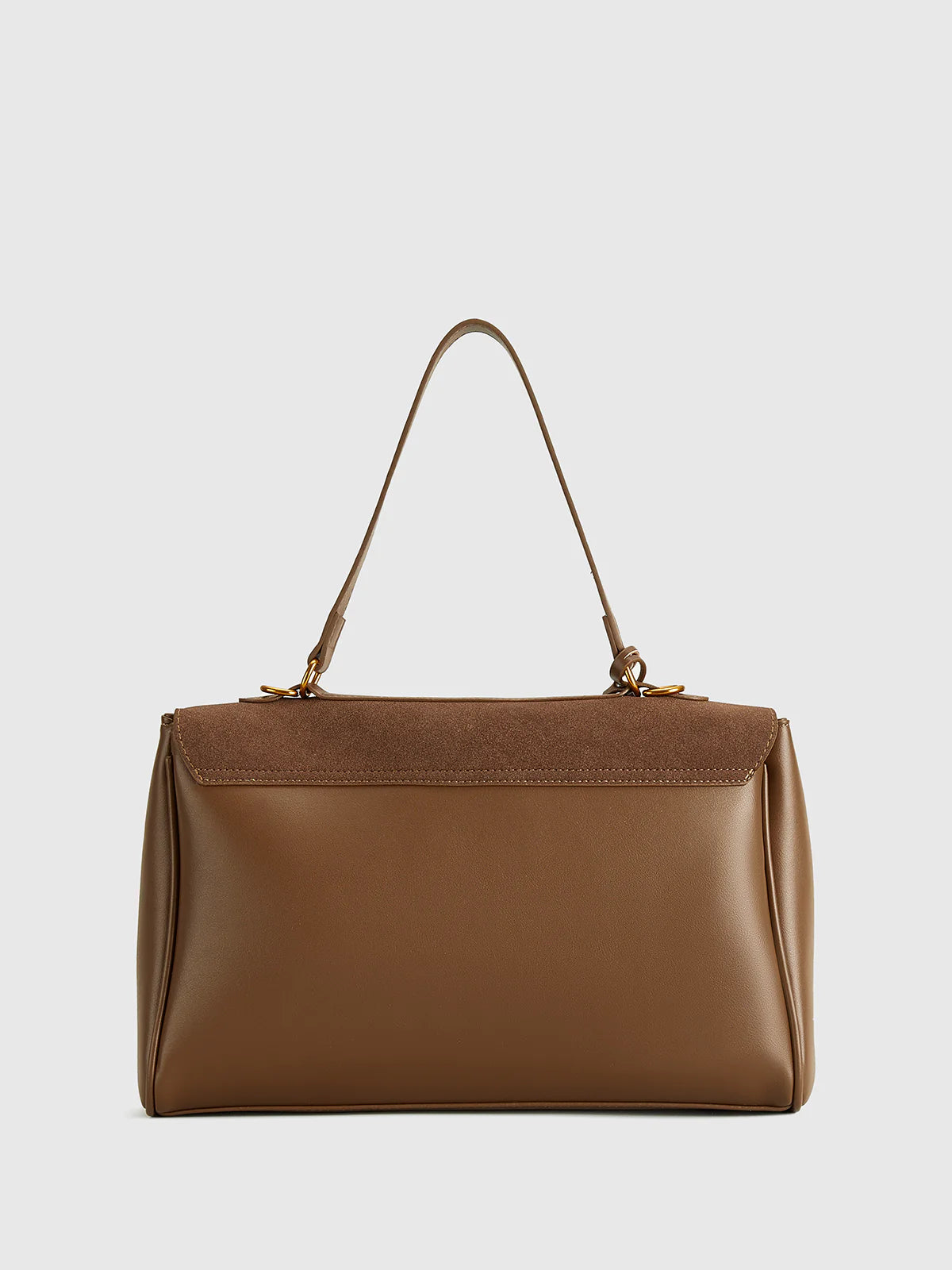 Celia Suede Bag - Brown