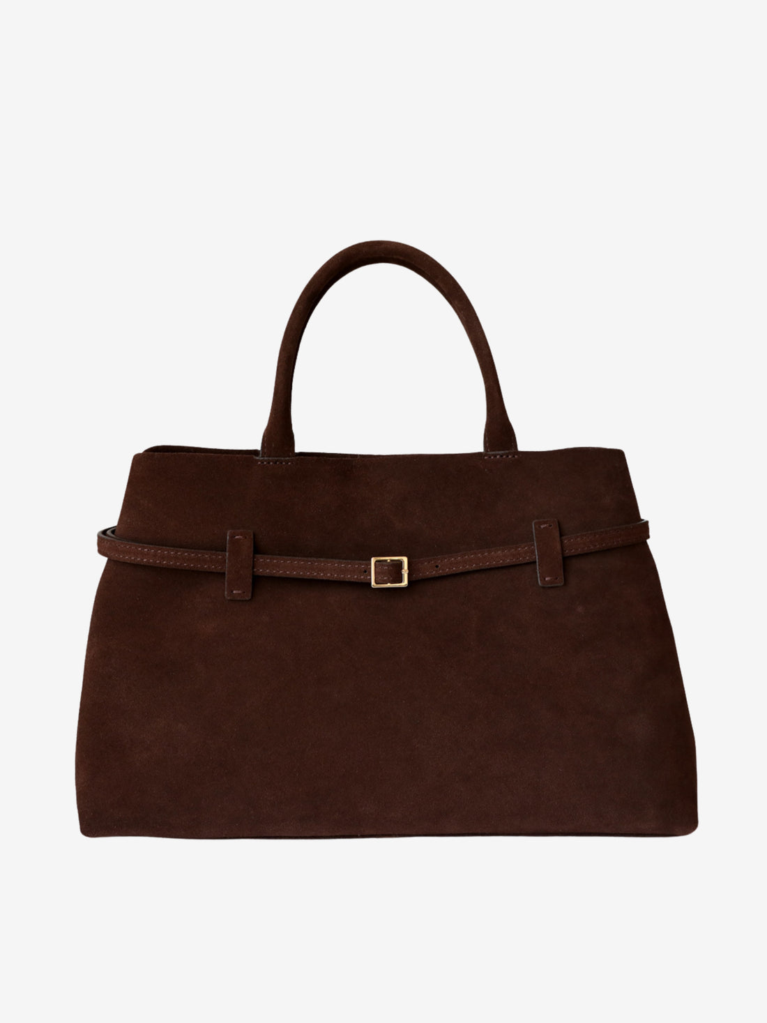 Ria Suede Bag - Deep Brown