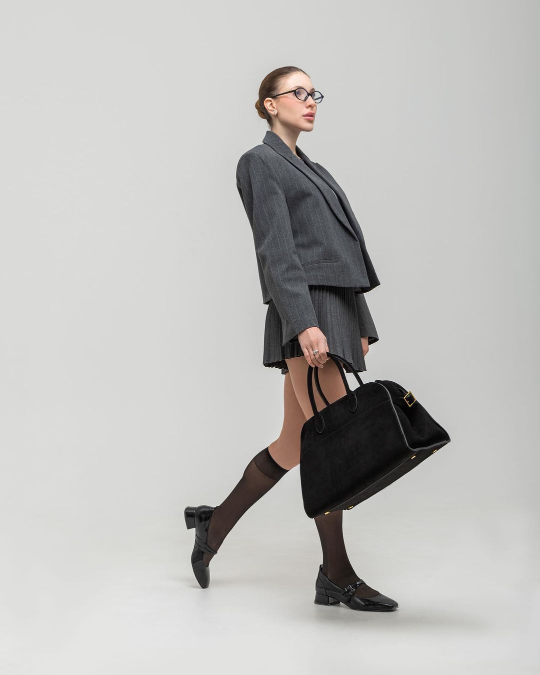 Musthave Wildledertasche - Schwarz