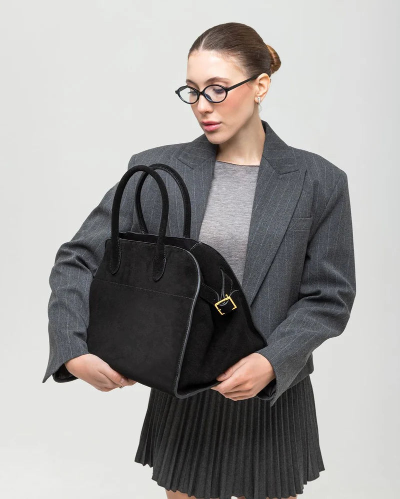 Musthave Wildledertasche - Schwarz